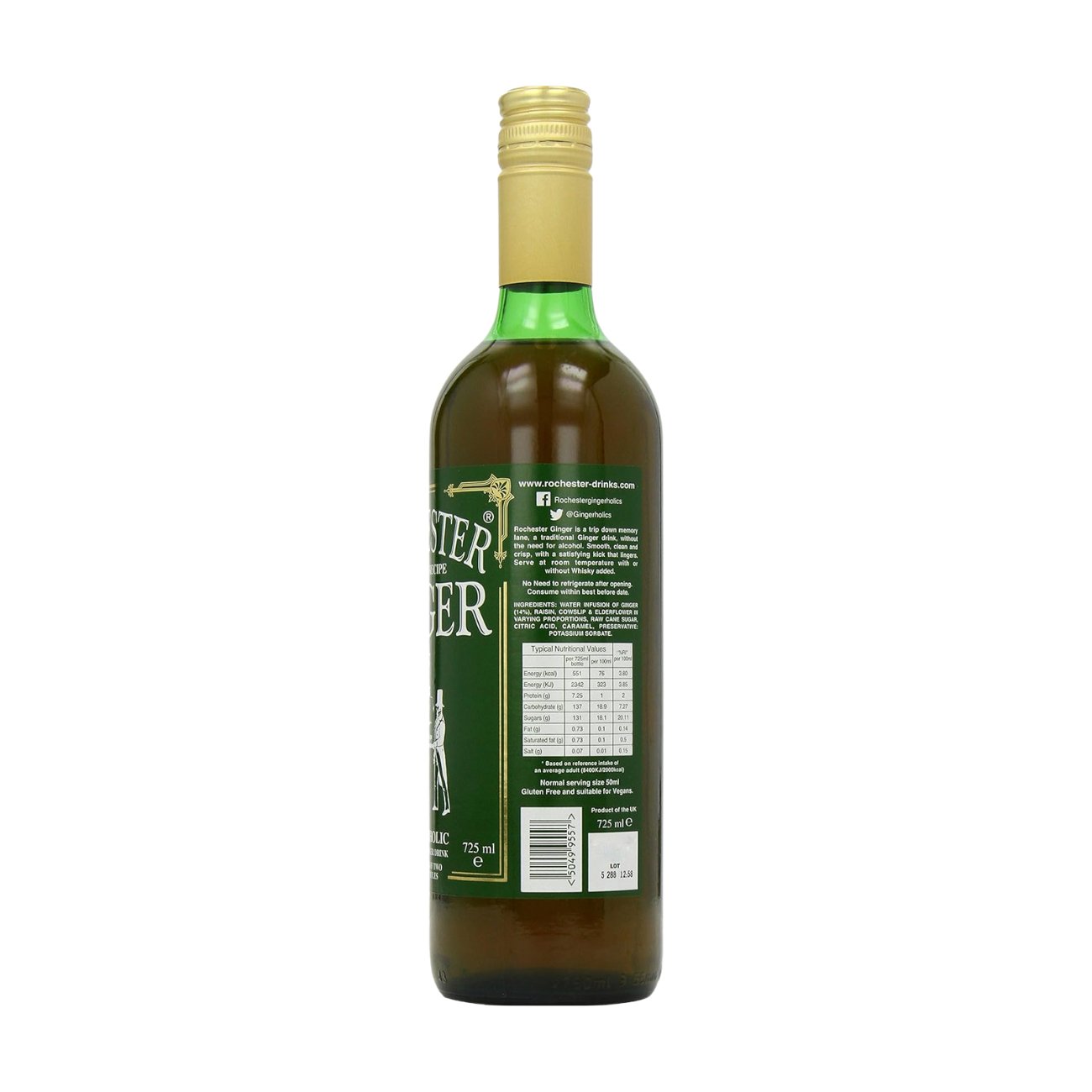 Ginger Drink 725ml - Eco Natural Products - Rochester - Ginger dryn