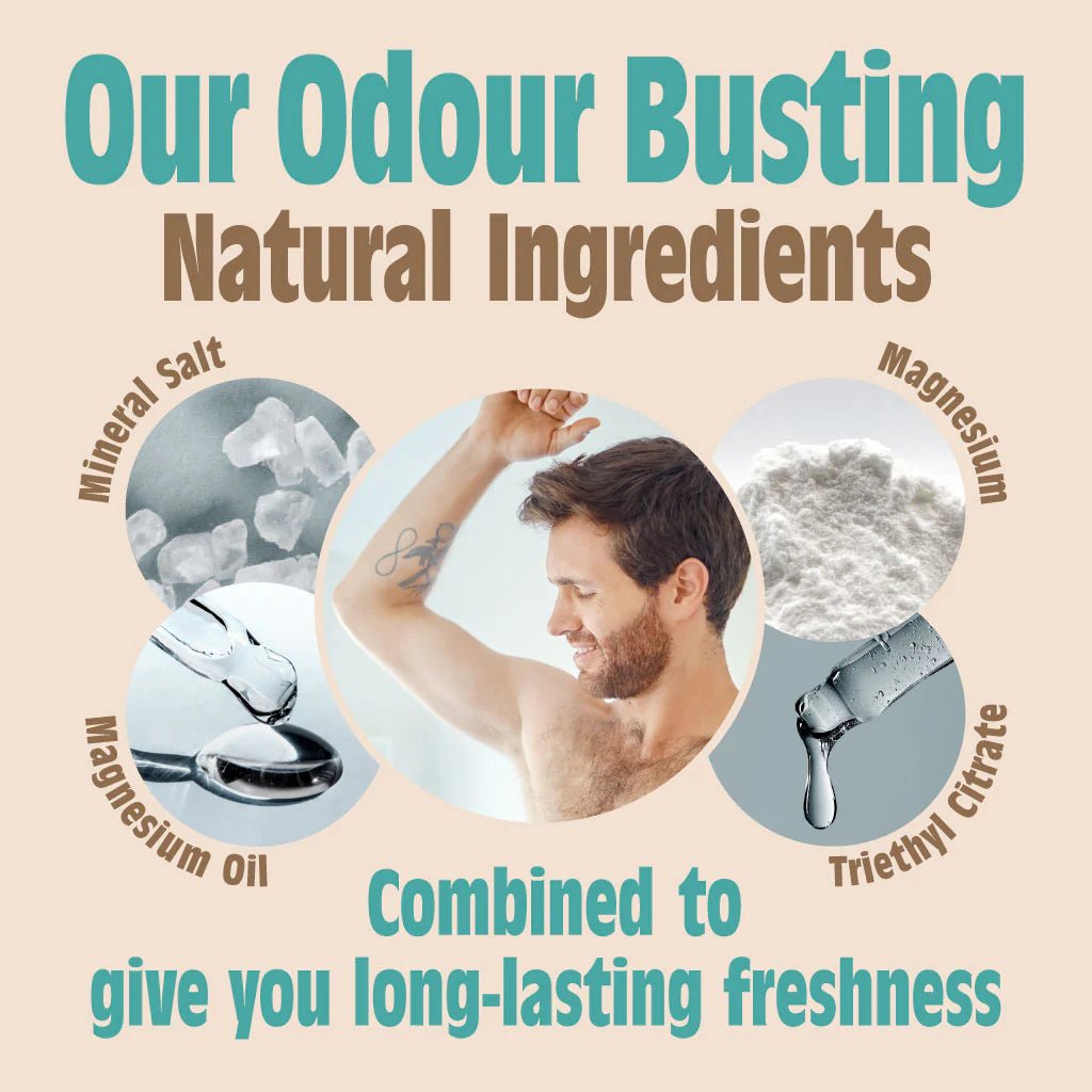 Ginger & Jasmine Vegan Natural Deodorant Roll - On 75ml - Salt Of the Earth - Deodorants - Eco Natural Products