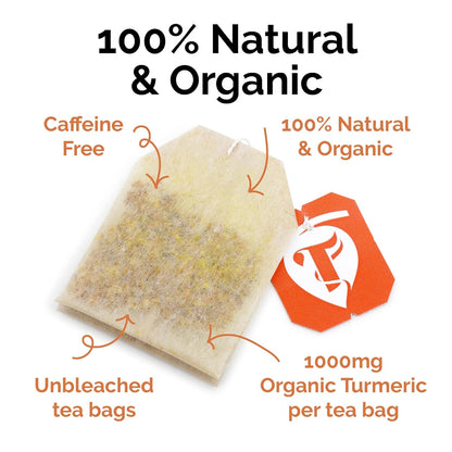 Ginger & Lemon 15 Sachets - Taka Turmeric - Herbal tea - Eco Natural Products