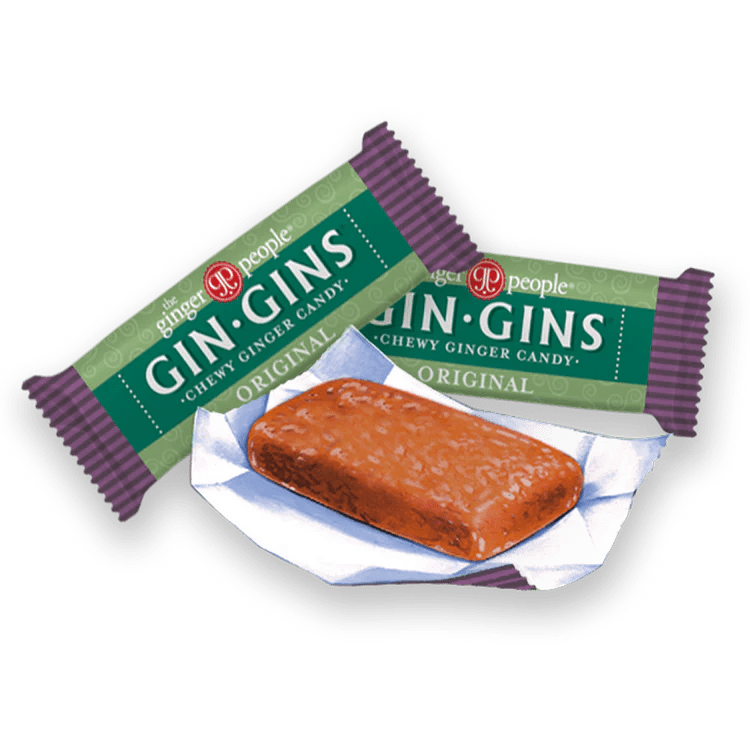 Ginger People Gin Gins Original Ginger Chewing Candy 84g - Eco Natural Products - The Ginger People - Chews