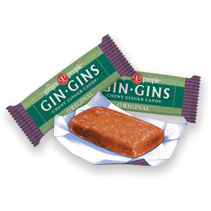 Ginger People Gin Gins Original Ginger Chewing Candy 84g - The Ginger People - Chews - Eco Natural Products