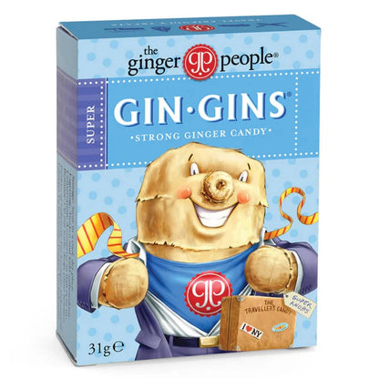 Ginger People Gin Gins Super Strength Ginger Candy 31g - The Ginger People - Candy - Eco Natural Products