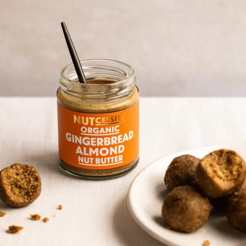 Gingerbread Almond Nut Butter 180g - Eco Natural Products - Nutcessity - Nut Butters