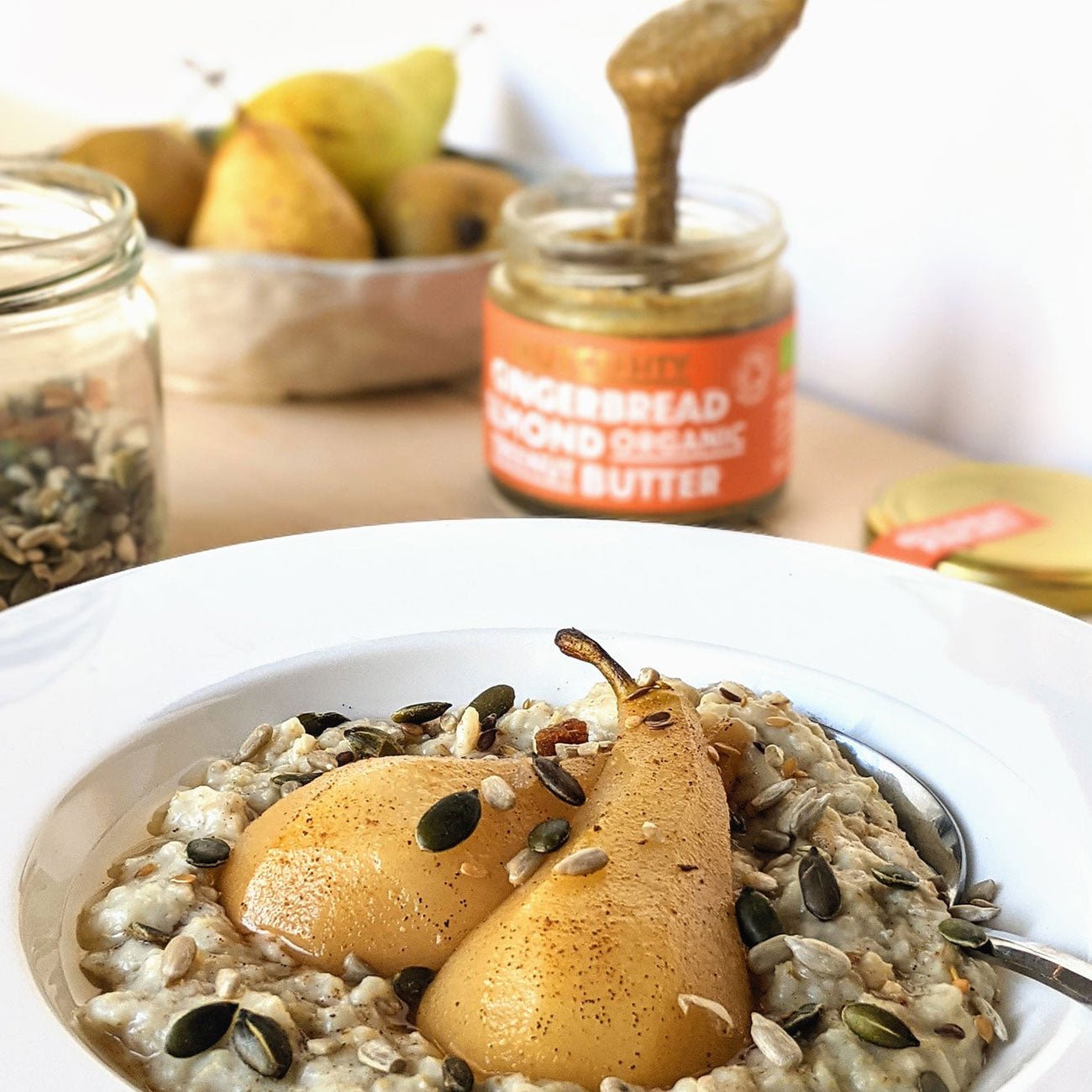 Gingerbread Almond Nut Butter 180g - Nutcessity - Nut Butters - Eco Natural Products