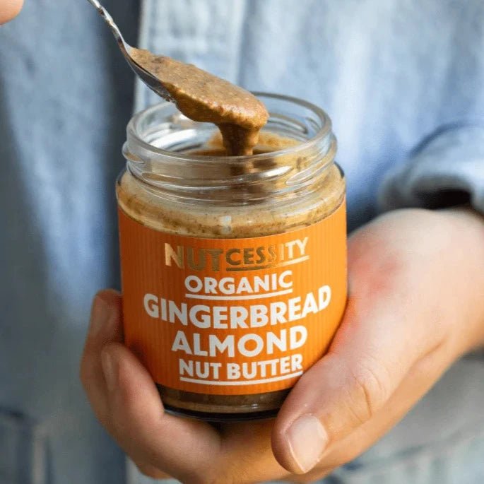 Gingerbread Almond Nut Butter 180g - Eco Natural Products - Nutcessity - Nut Butters