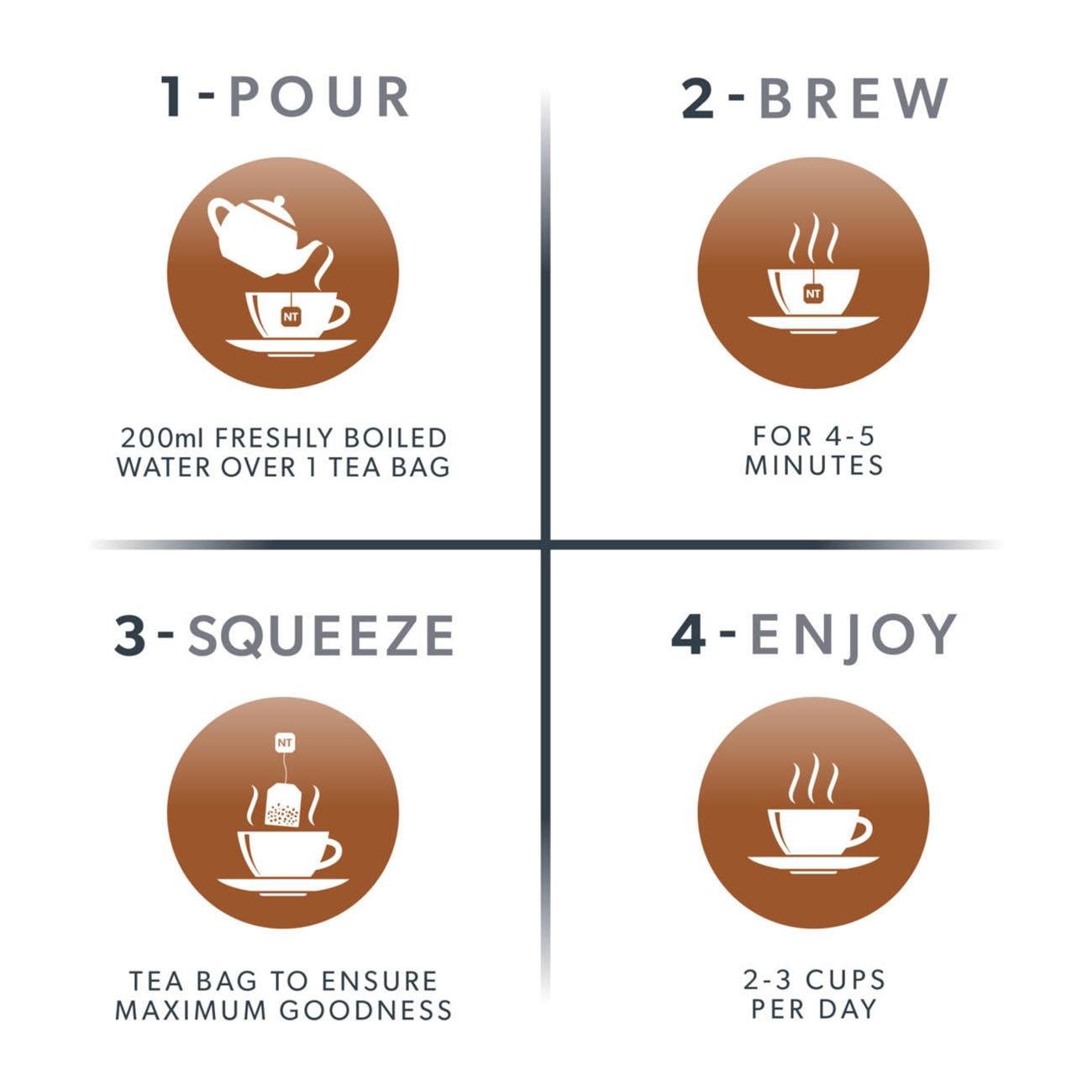 Ginseng & Ginger Herbal Tea 20 Bags - NutraTea - Herbal tea - Eco Natural Products