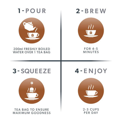 Ginseng & Ginger Herbal Tea 20 Bags - NutraTea - Herbal tea - Eco Natural Products