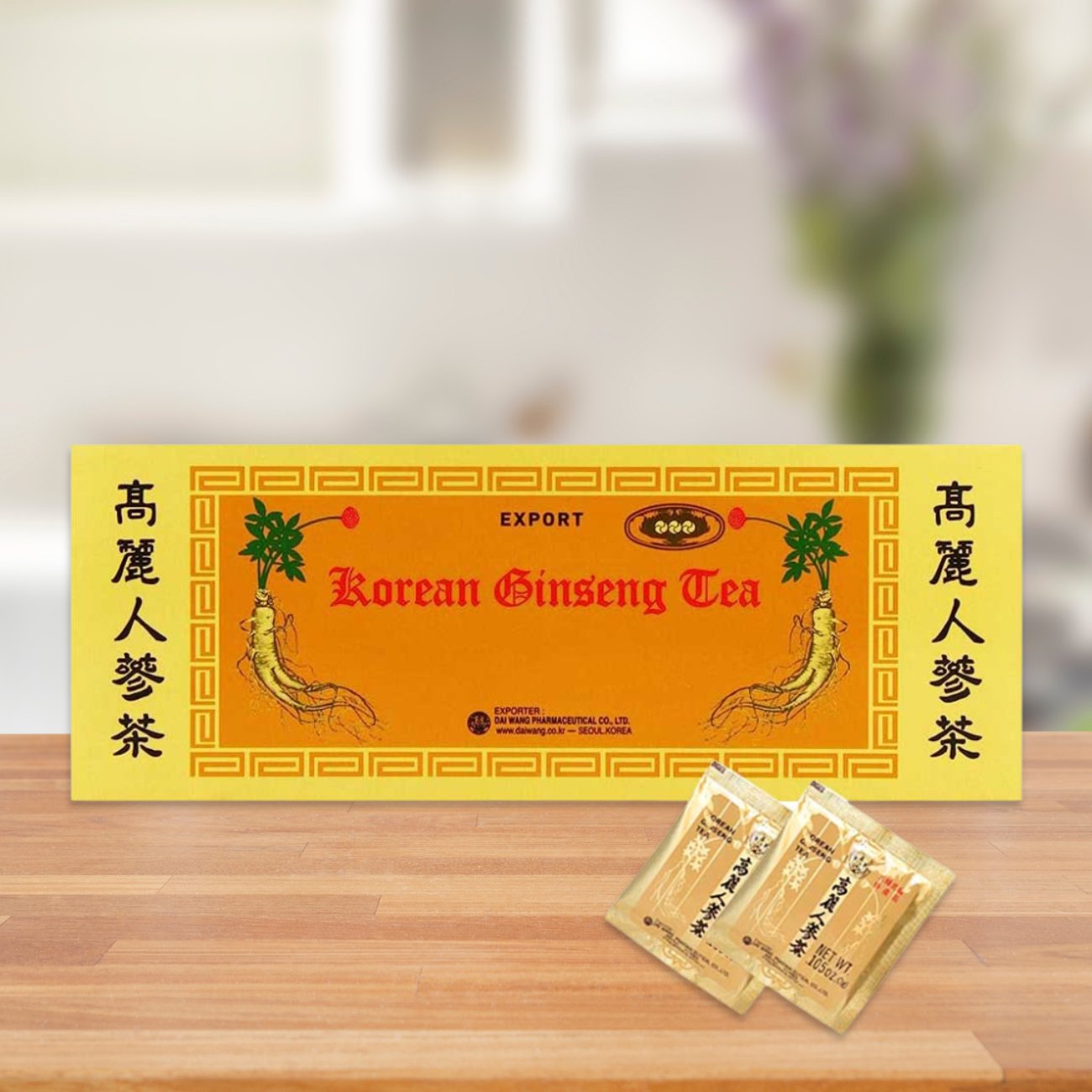 Ginseng Tea 42 Sachets - Eco Natural Products - Dai Wang - Herbal tea