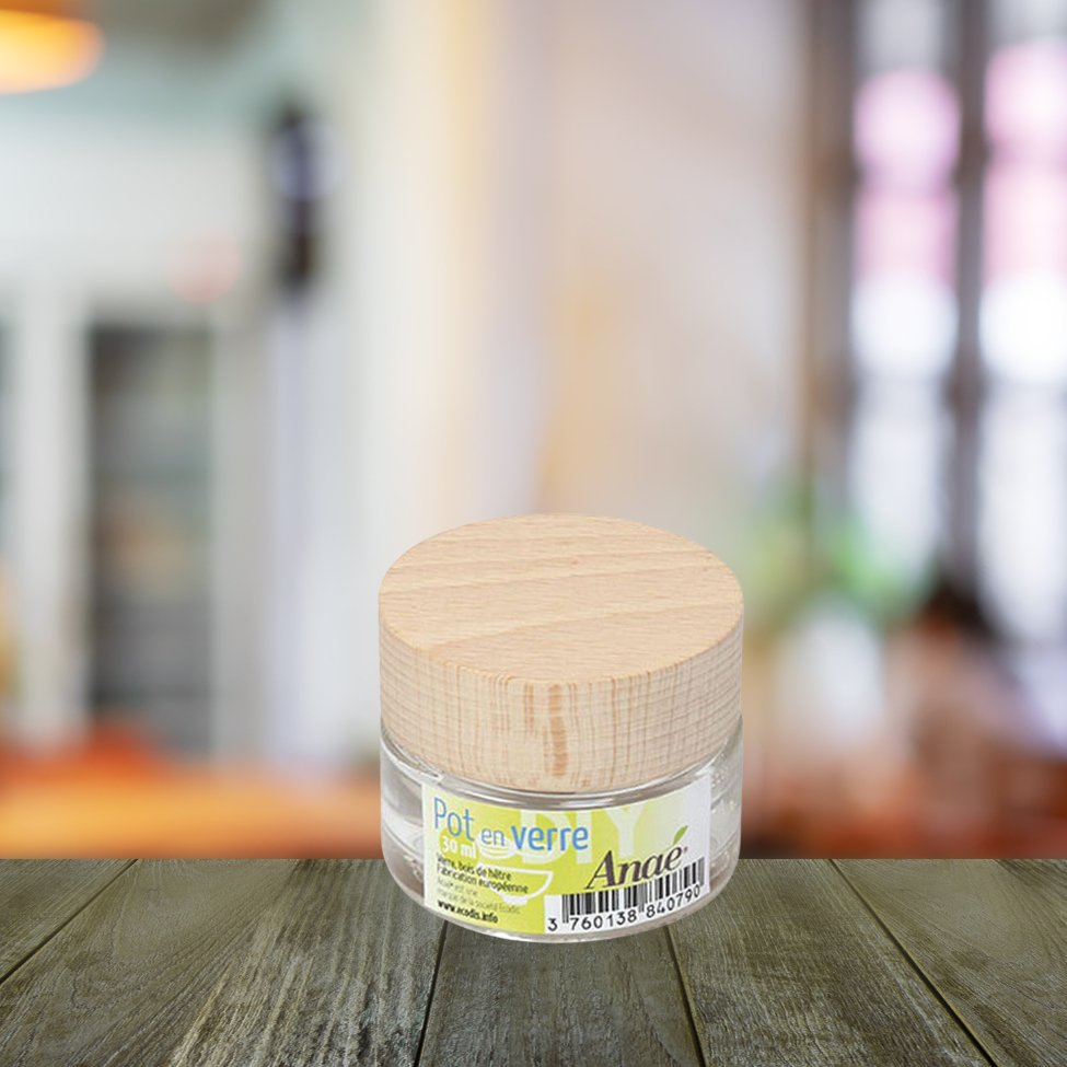 Glass Jar 30ml - AnaÃ© - Glass Container - Eco Natural Products