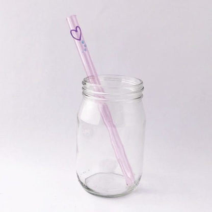 Glass Straw Designer 8" - Strawesome - Glass Straws - Eco Natural Products