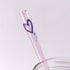 Glass Straw Designer 8" - Eco Natural Products - Strawesome - Glass Straws