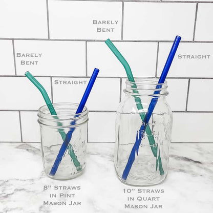 Glass Straw Regular 8" - Strawesome - Glass Straws - Eco Natural Products