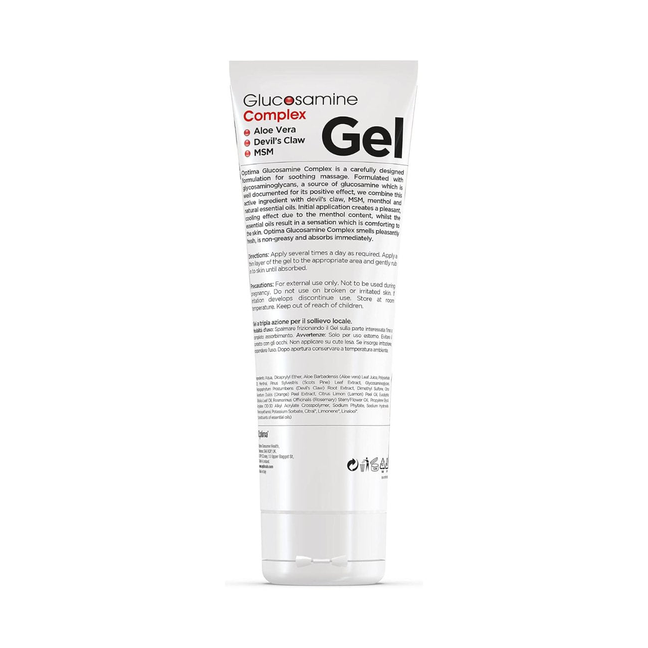 Glucosamine Joint Complex Gel 125ml - Eco Natural Products - Aloe Pura - Gel