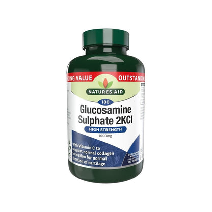 Glucosamine Sulphate 1000mg 180 Tablets - Natures Aid - Vitamins & Supplements - Eco Natural Products