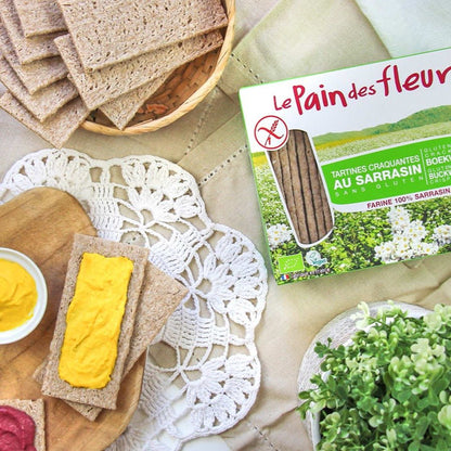 Gluten Free Buckwheat Crispbread 125g - Le Pain des Fleurs - crisps - Eco Natural Products