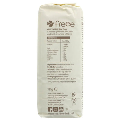 Gluten Free Rice Flour 1kg Damaged Packaging - Doves Farm - Flour - Doves Farm