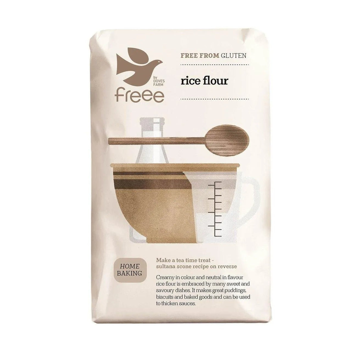 Gluten Free Rice Flour 1kg Damaged Packaging - Doves Farm - Flour - Doves Farm