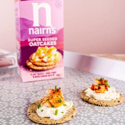 Gluten Free Super Seeded Oatcake 180g - Nairns - Snack Foods - Eco Natural Products