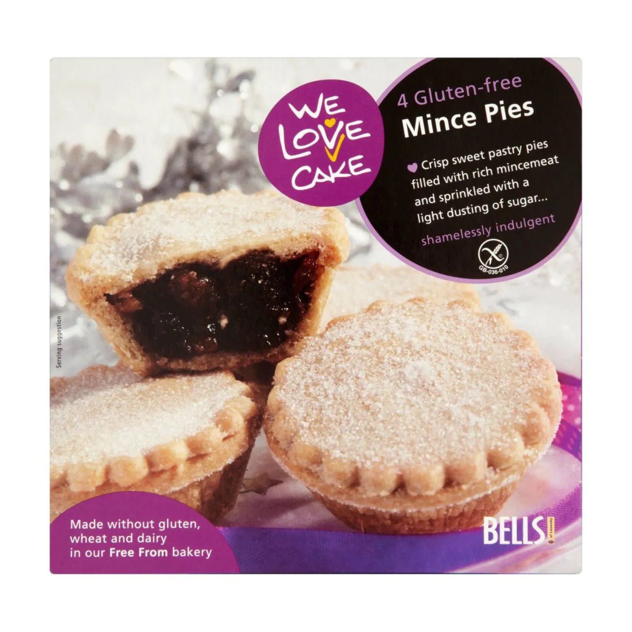 Gluten Free & Vegan Christmas Mince Pies 220g - Village Bakery - Pies & Tarts - Village Bakery