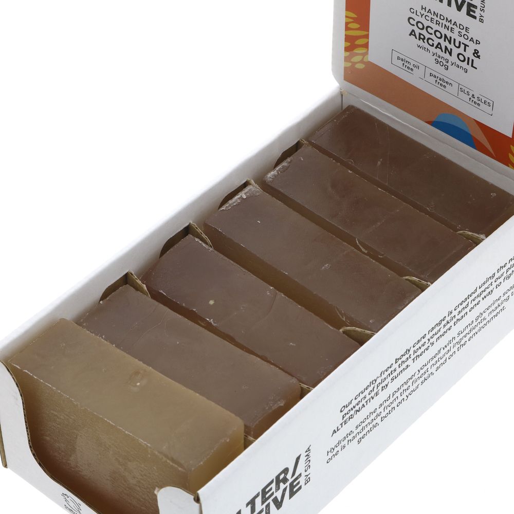 Glycerine Soap Coconut & Argan 90g - Alter/Native - Bar Soap - Eco Natural Products