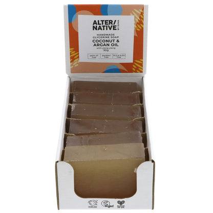 Glycerine Soap Coconut & Argan 90g - Alter/Native - Bar Soap - Eco Natural Products