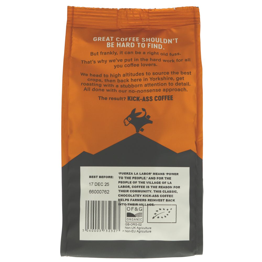 Organic Honduras La Labour Ground Coffee 200g