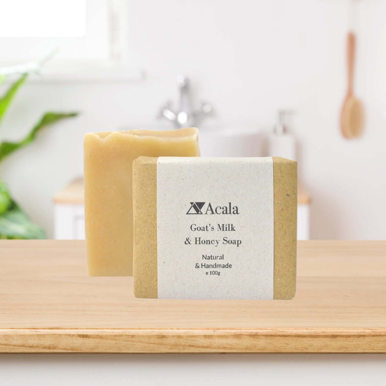 Goat's Milk and Honey Soap 100g - Acala - Bar Soap - Eco Natural Products