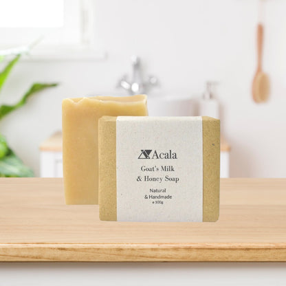 Goat's Milk and Honey Soap 100g - Acala - Bar Soap - Eco Natural Products