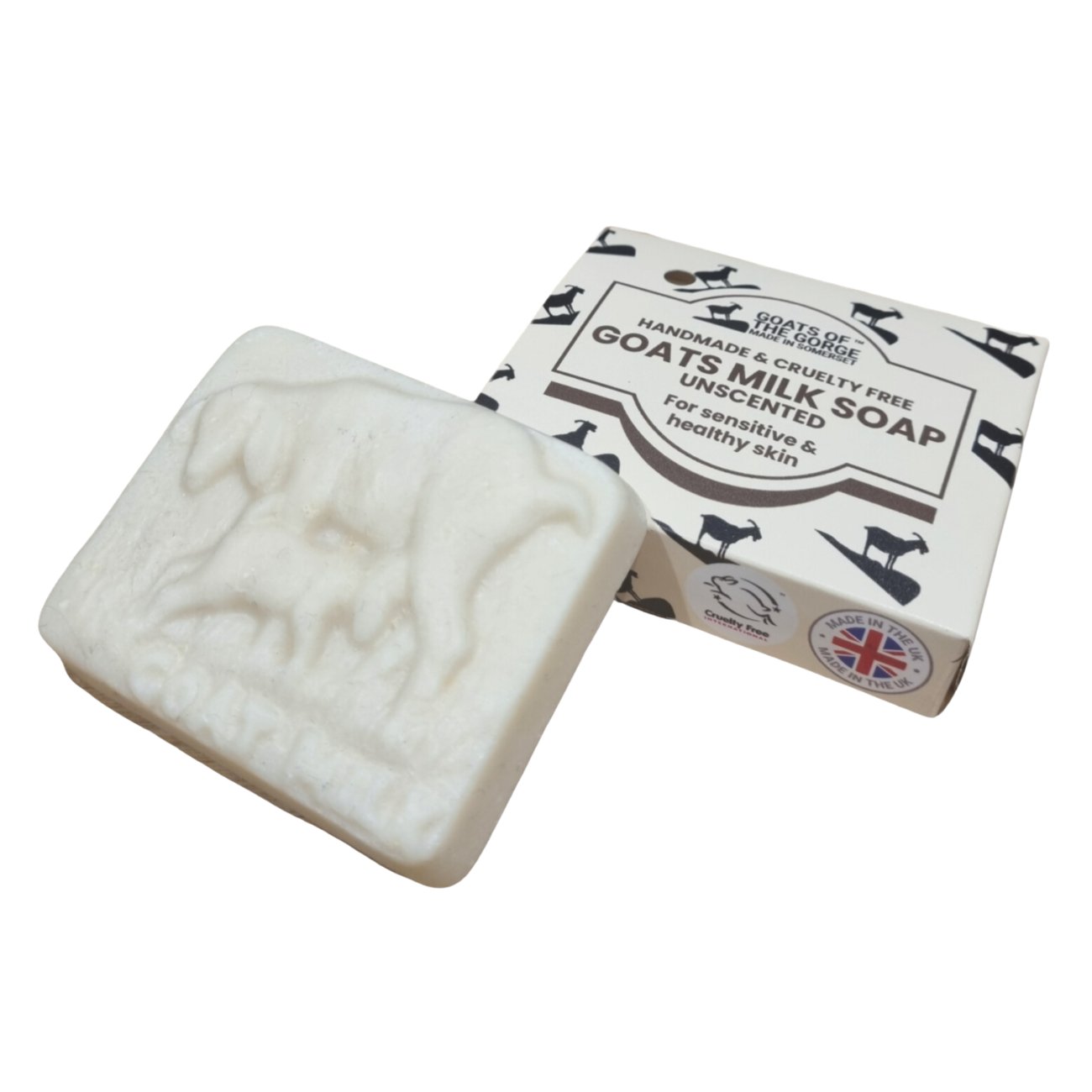 Goats Milk Soap Bar Unscented 90g - Goat of the Gorge - Soap Bar - Eco Natural Products