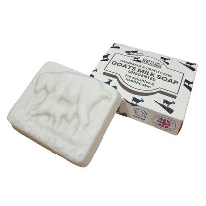 Goats Milk Soap Bar Unscented 90g - Goat of the Gorge - Soap Bar - Eco Natural Products
