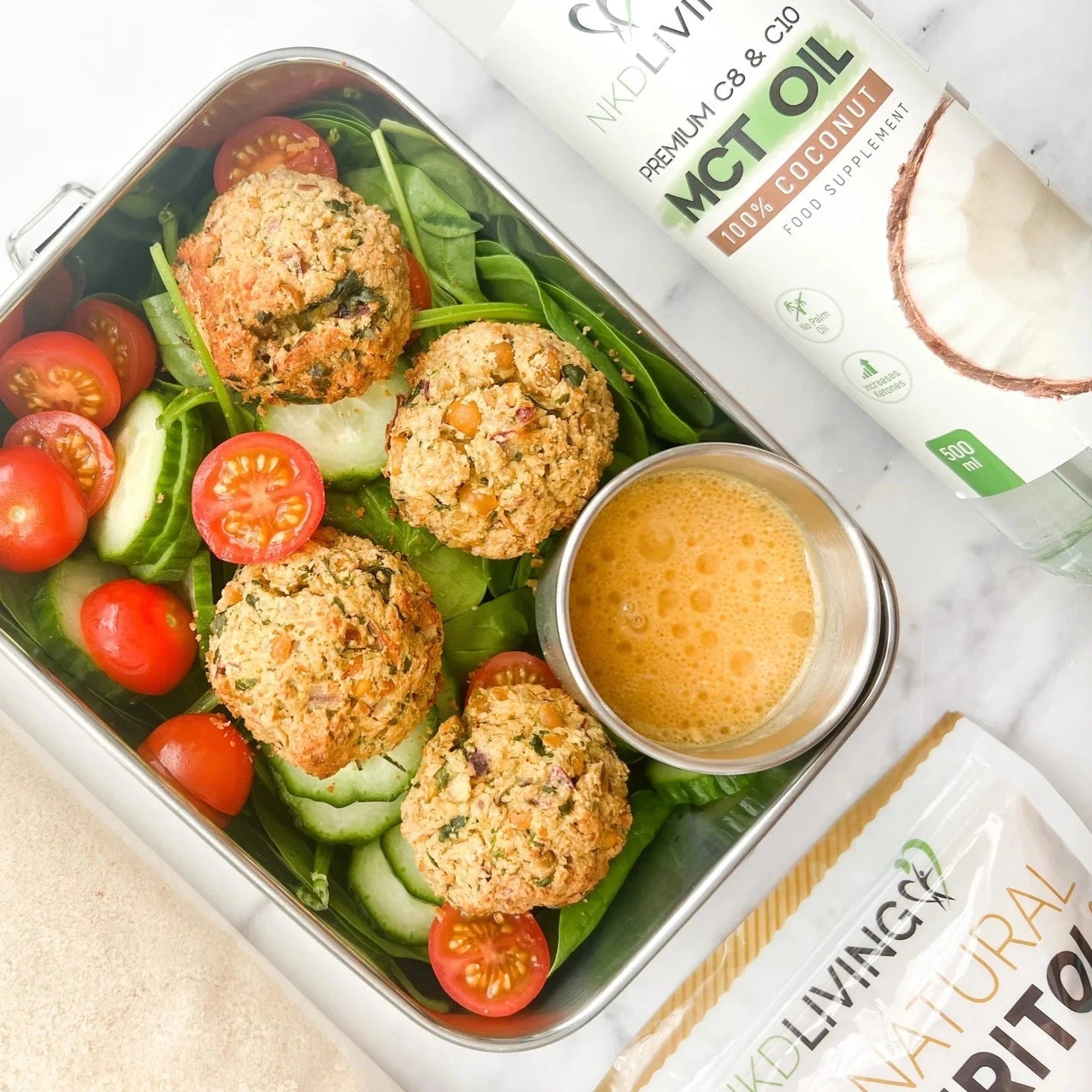 Gold Erythritol 500g - NKD Living - Sugar Substitute - Eco Natural Products