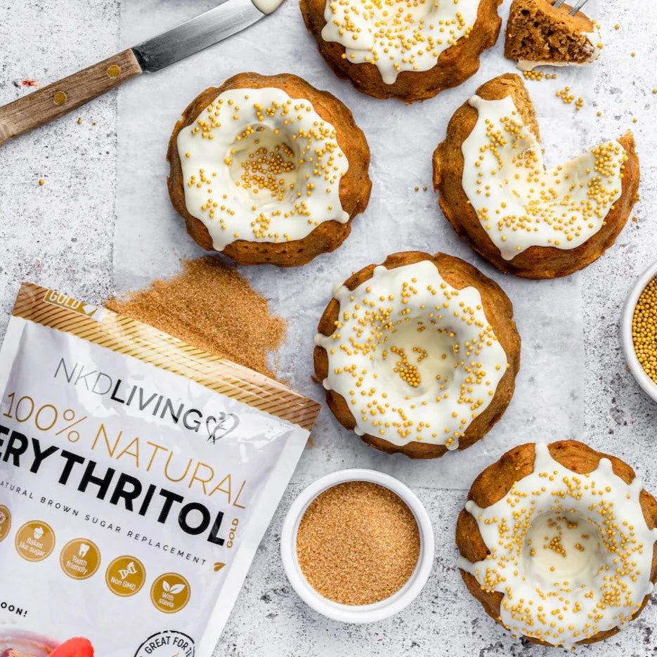 Gold Erythritol 500g - NKD Living - Sugar Substitute - Eco Natural Products