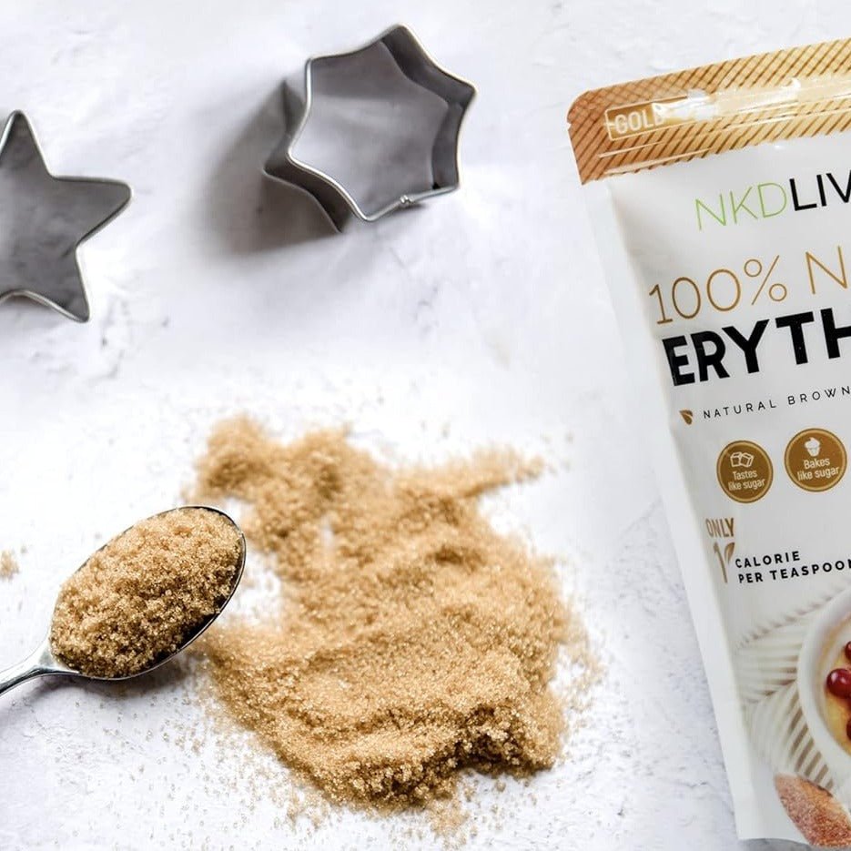 Gold Erythritol 500g - NKD Living - Sugar Substitute - Eco Natural Products