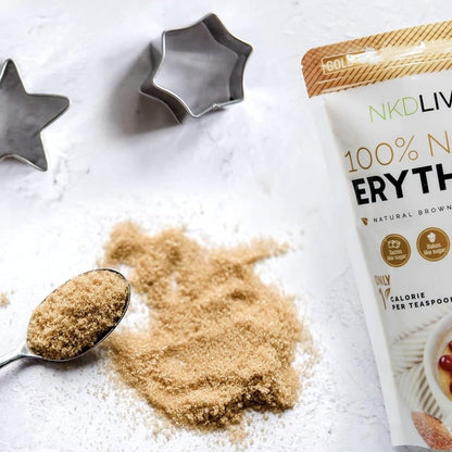 Gold Erythritol 500g - NKD Living - Sugar Substitute - Eco Natural Products