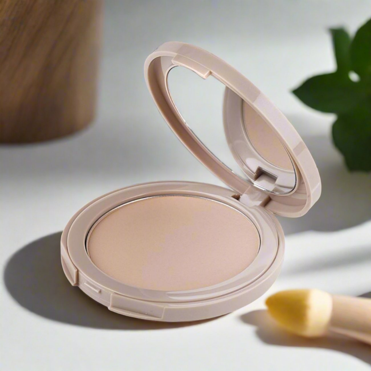 Golden Beige Face Compact Powder 9g - Eco Natural Products - NATorigin - Compact powder