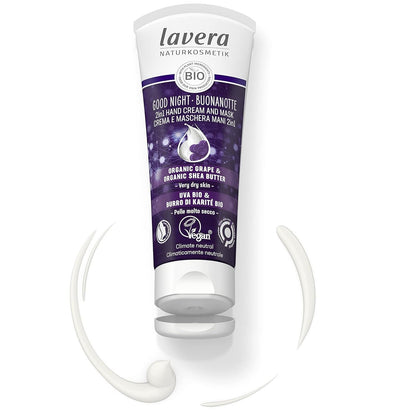 Good Night 2in1 Hand Cream & Mask 75ml - Lavera - Hand cream - Eco Natural Products