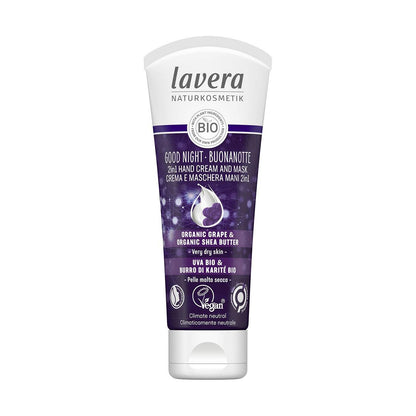 Good Night 2in1 Hand Cream & Mask 75ml - Lavera - Hand cream - Eco Natural Products
