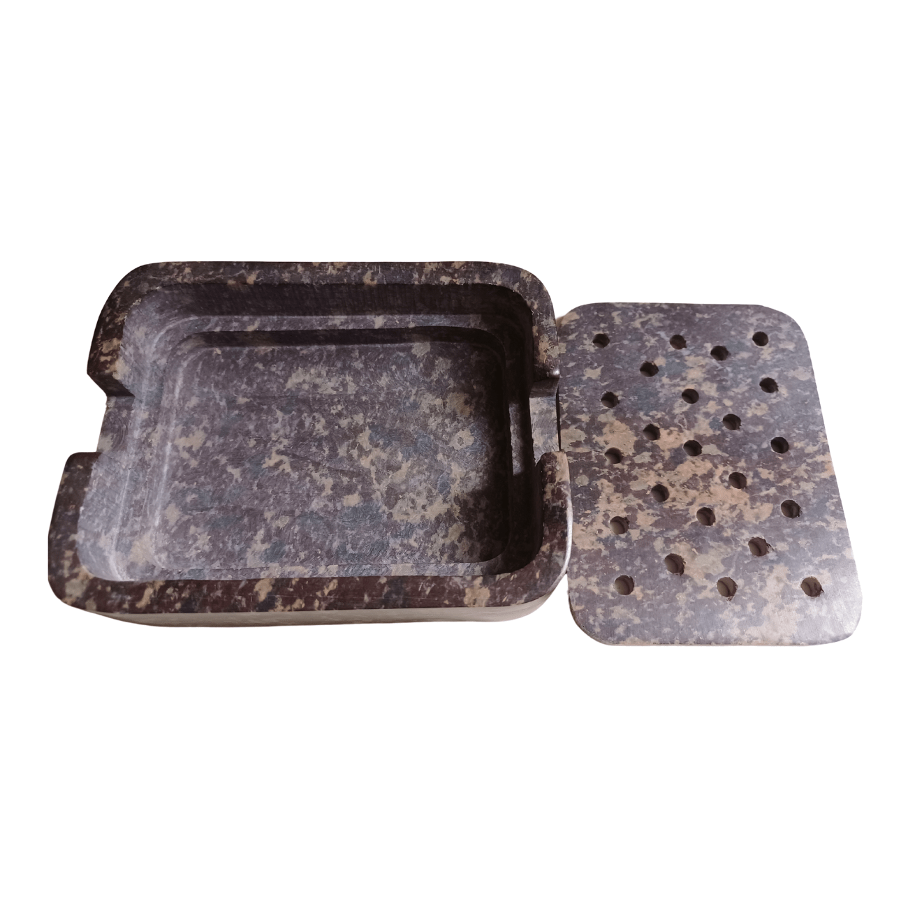 Gorara Stone Rectangular Soap Dish - Shared Earth - Soap Dishes & Holders - Shared Earth