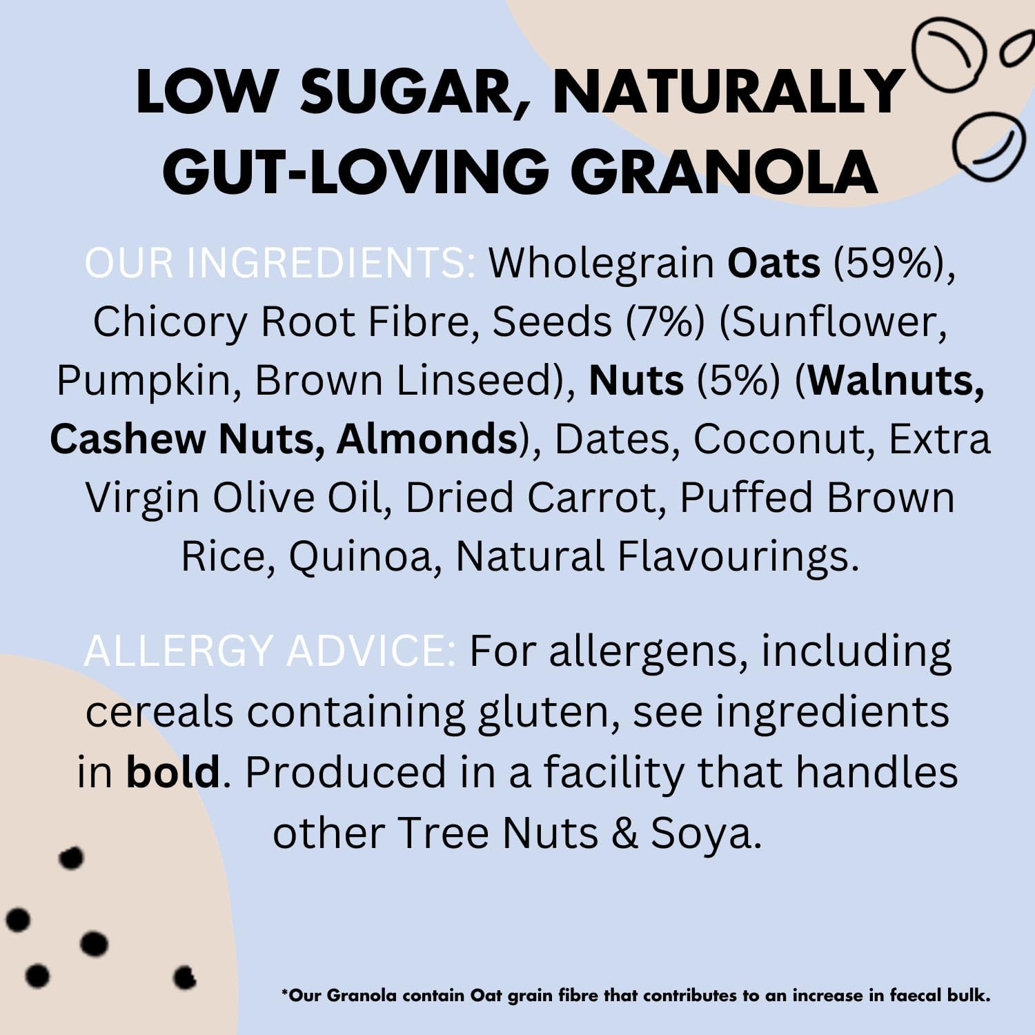 Granola Low Sugar Naturally 360g - Bio&Me - Cereal & Granola - Eco Natural Products