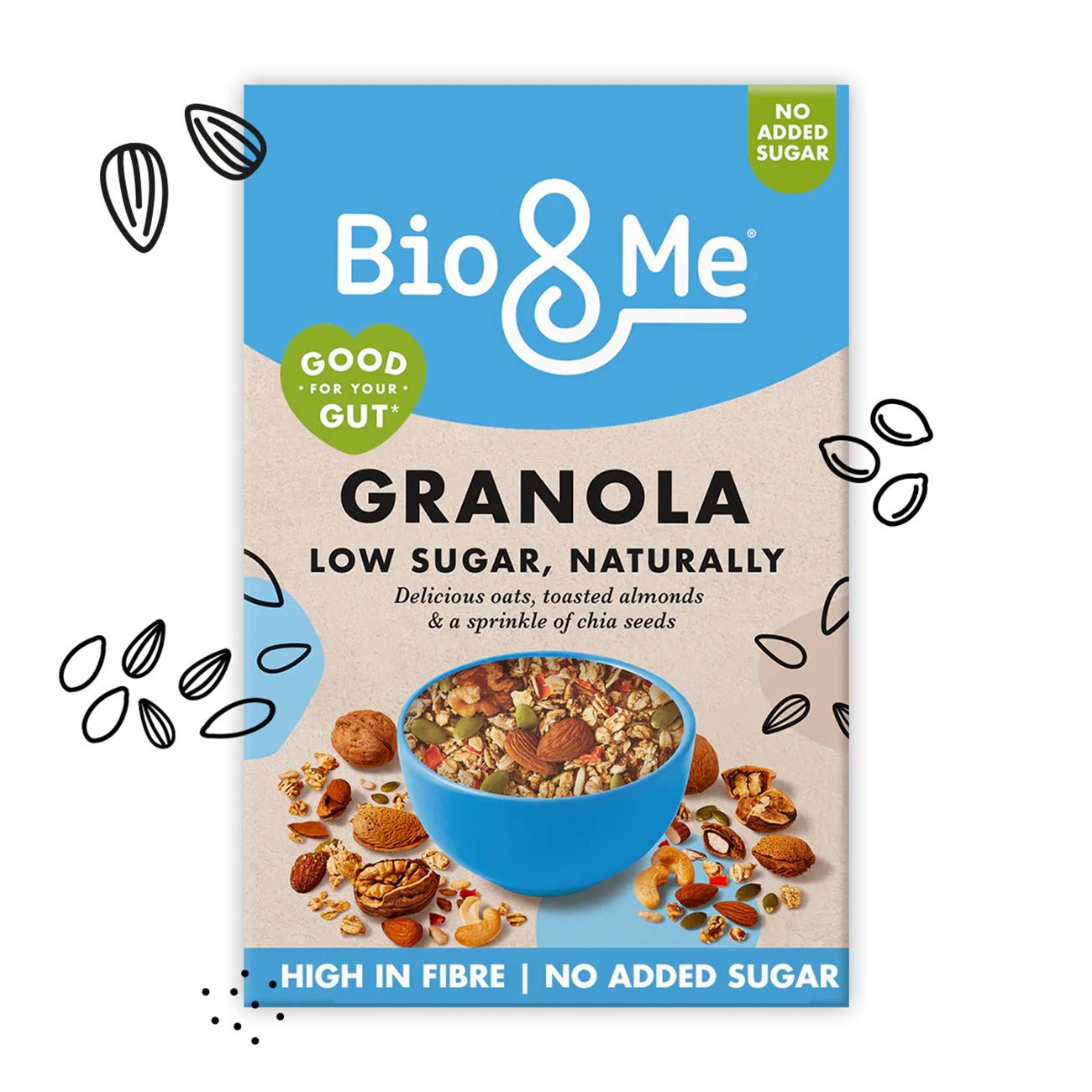 Granola Low Sugar Naturally 360g - Bio&Me - Cereal & Granola - Eco Natural Products