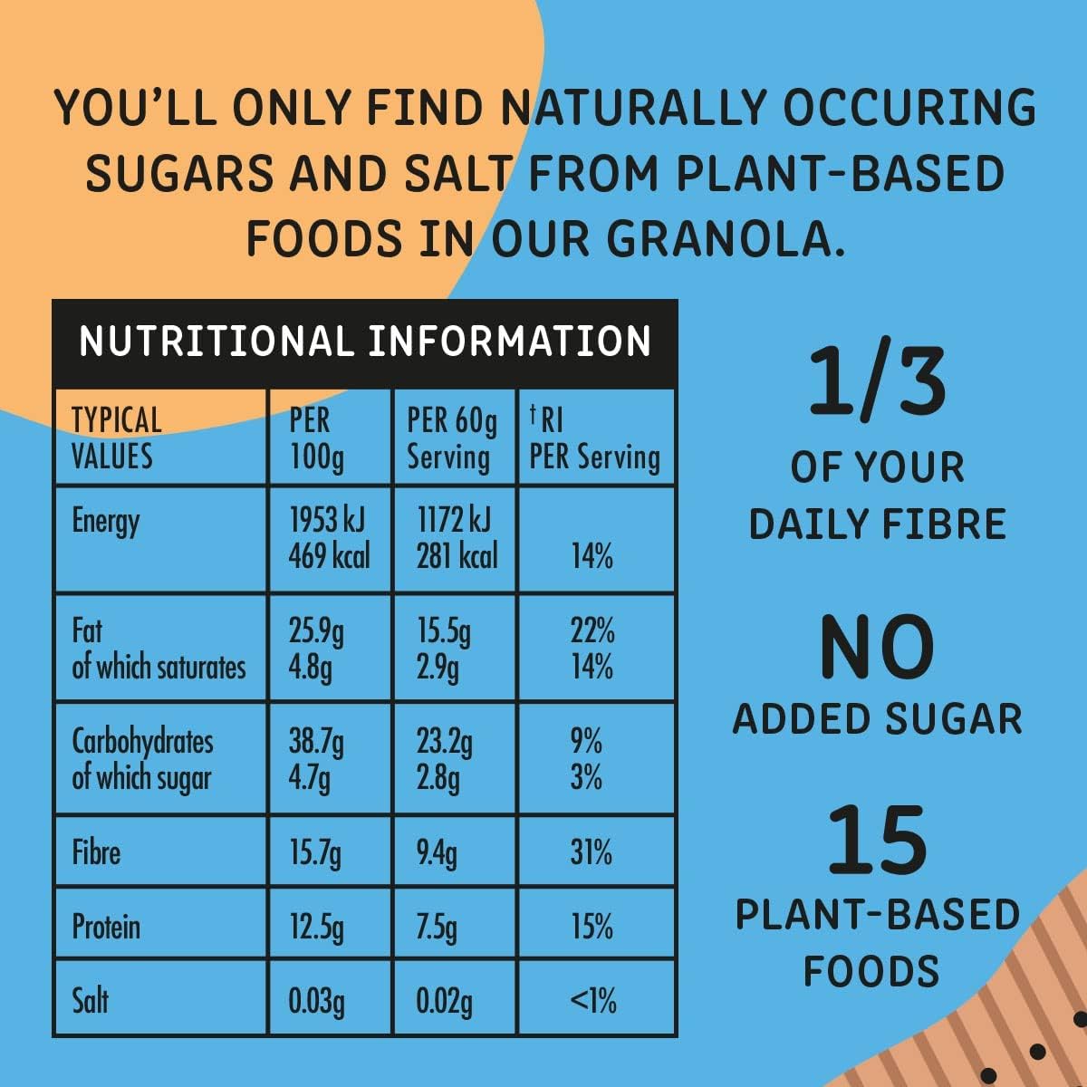 Granola Low Sugar Naturally 360g - Eco Natural Products - Bio&Me - Cereal & Granola