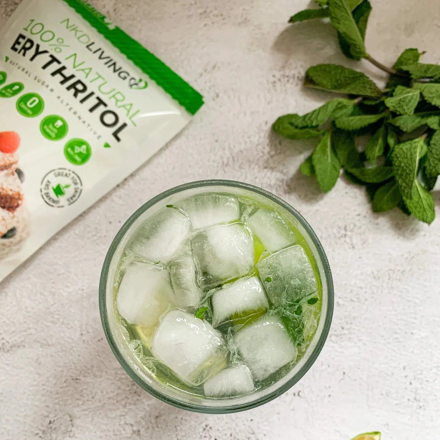 Granulated Erythritol 1kg - NKD Living - Sugar Substitute - Eco Natural Products