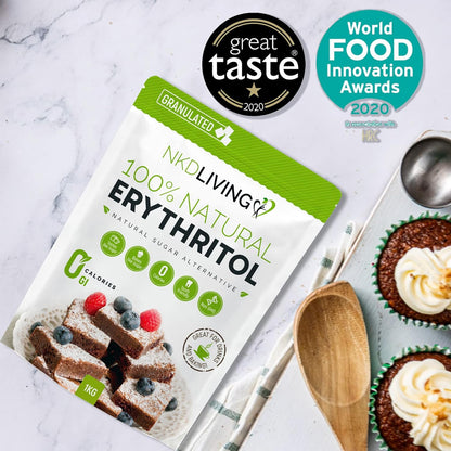 Granulated Erythritol 300g - NKD Living - Sugar Substitute - Eco Natural Products