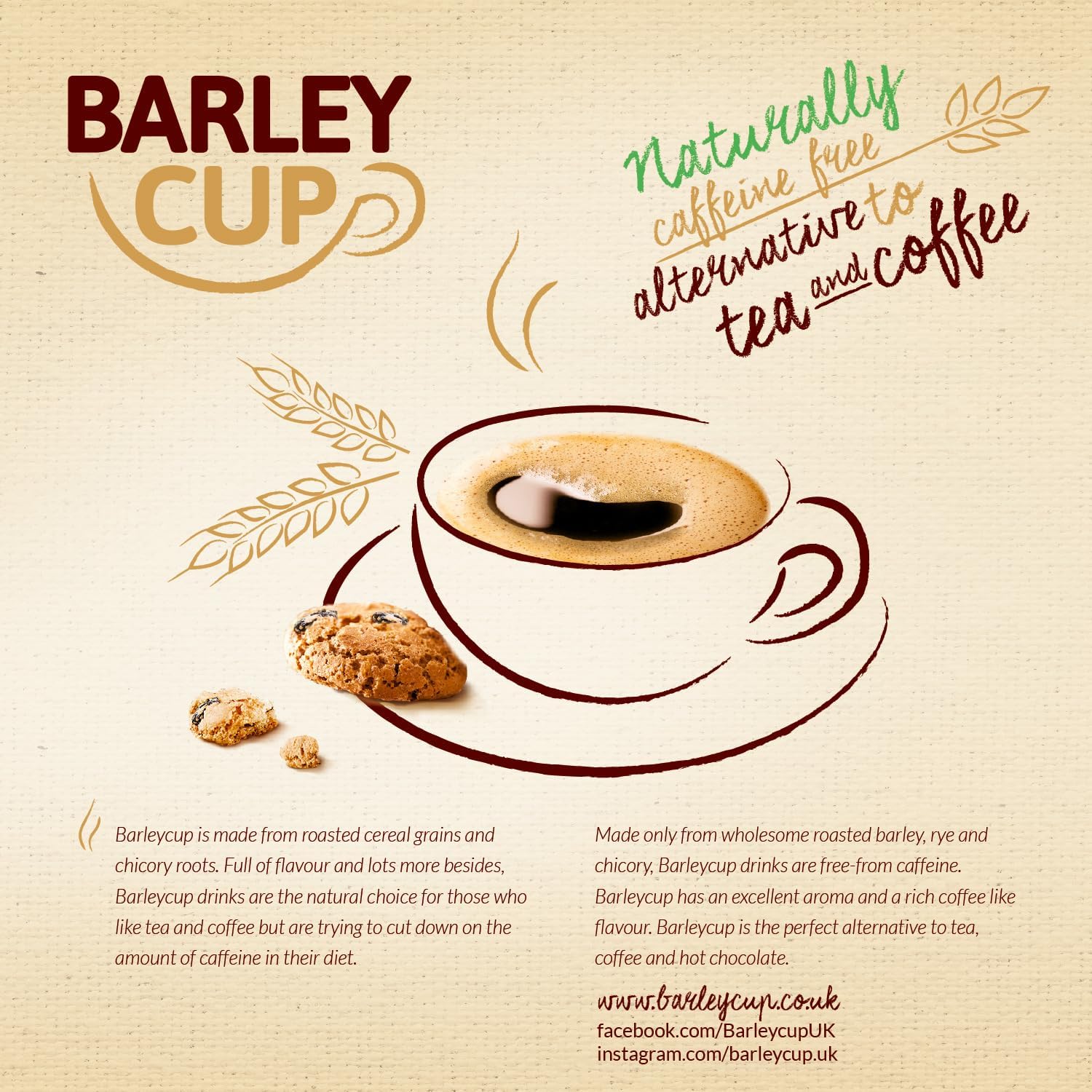 Granules Grain Coffee Alternative 200g - Barleycup - Instant Coffee - Eco Natural Products