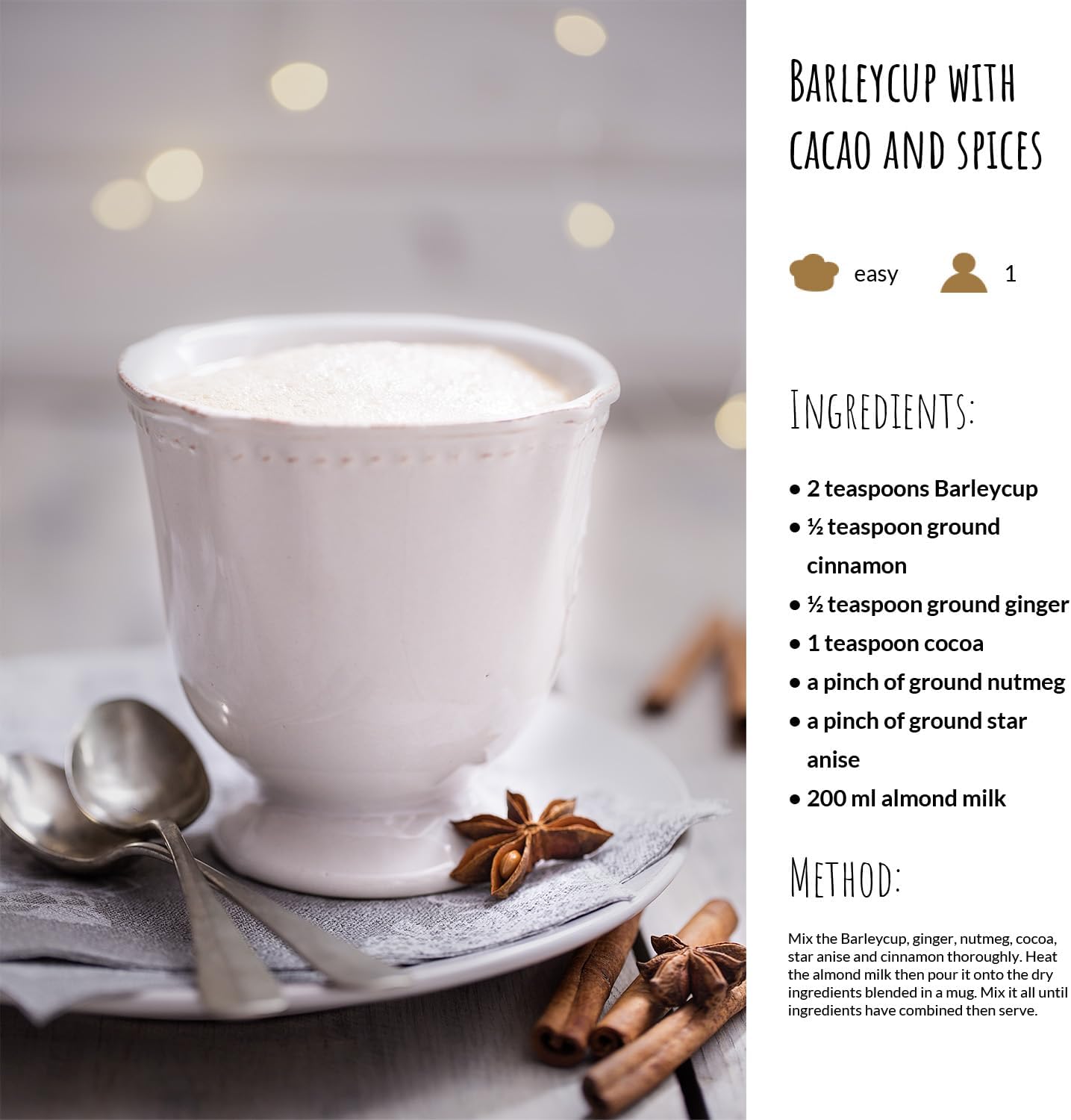 Granules Grain Coffee Alternative 200g - Barleycup - Instant Coffee - Eco Natural Products