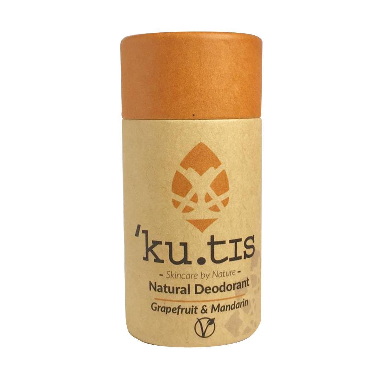 Grapefruit and Mandarin Deodorant Vegan 55g - Kutis Skincare - Deodorant - Eco Natural Products