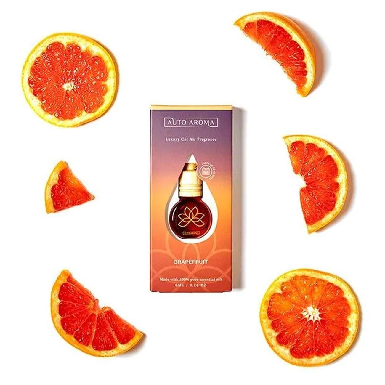 Grapefruit Essential Oil Air Fragrance 8ml - Eco Natural Products - Auto Aroma - Essential Oil