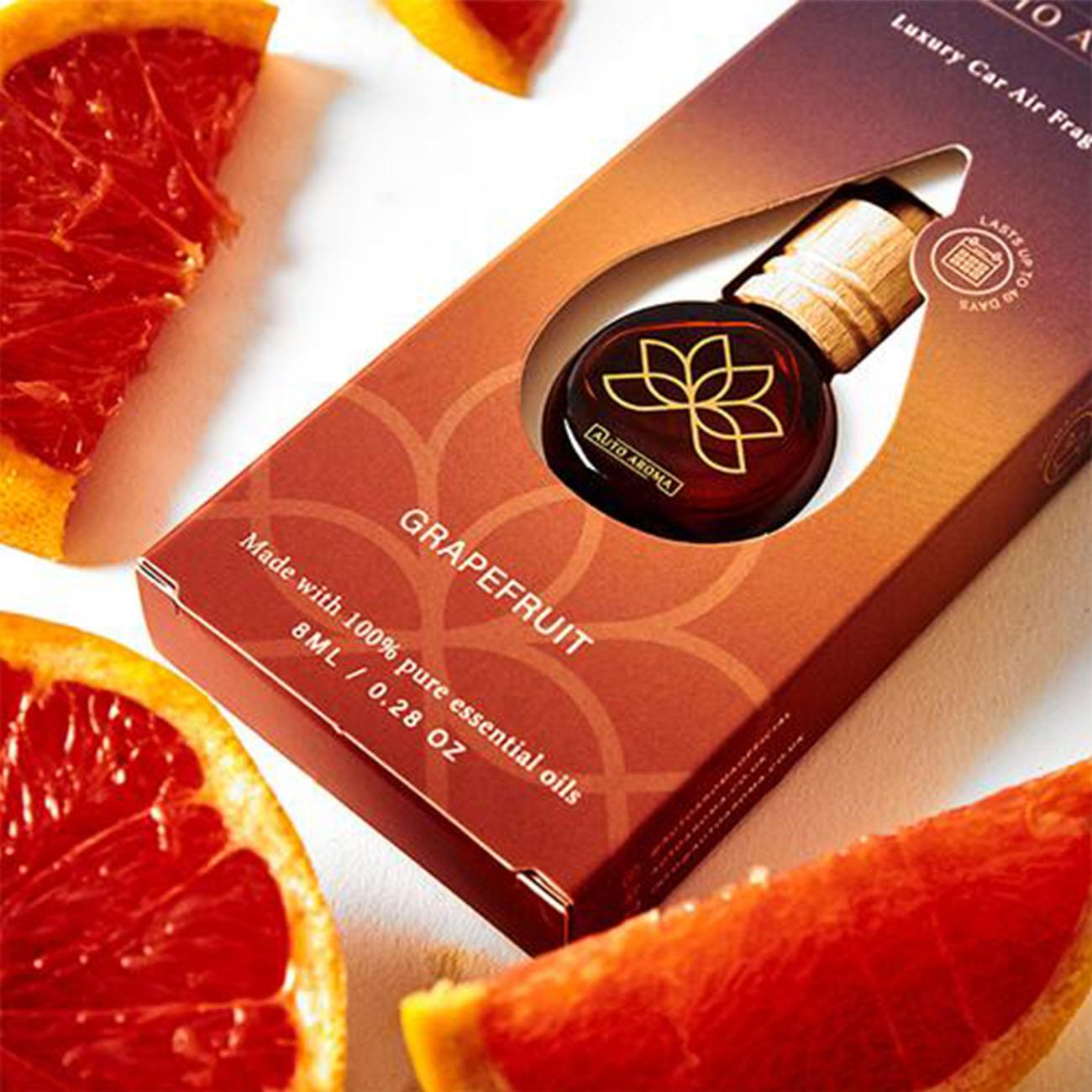 Grapefruit Essential Oil Air Fragrance 8ml - Eco Natural Products - Auto Aroma - Essential Oil