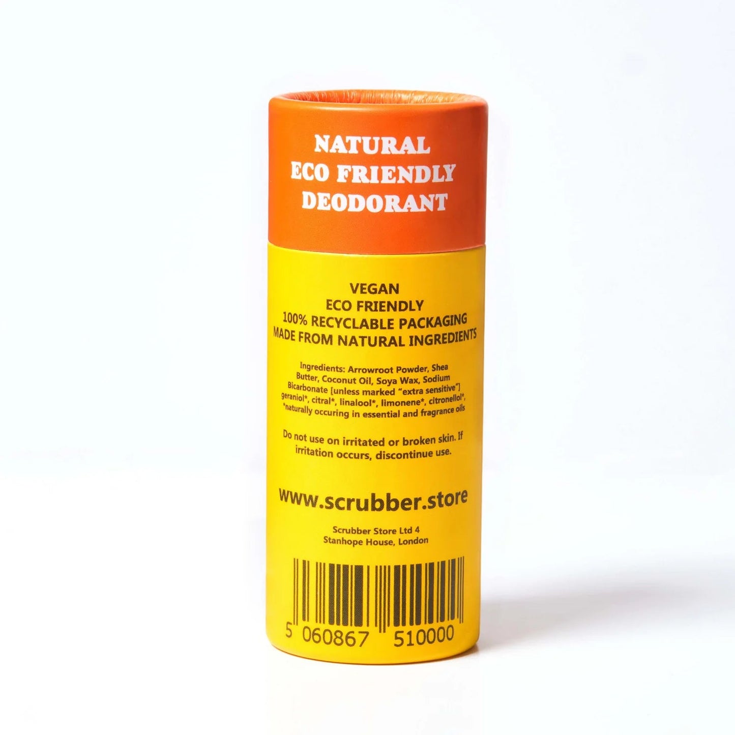 Grapefruit & Mandarin Extra Sensitive 85g - Scrubber - Deodorant - Eco Natural Products