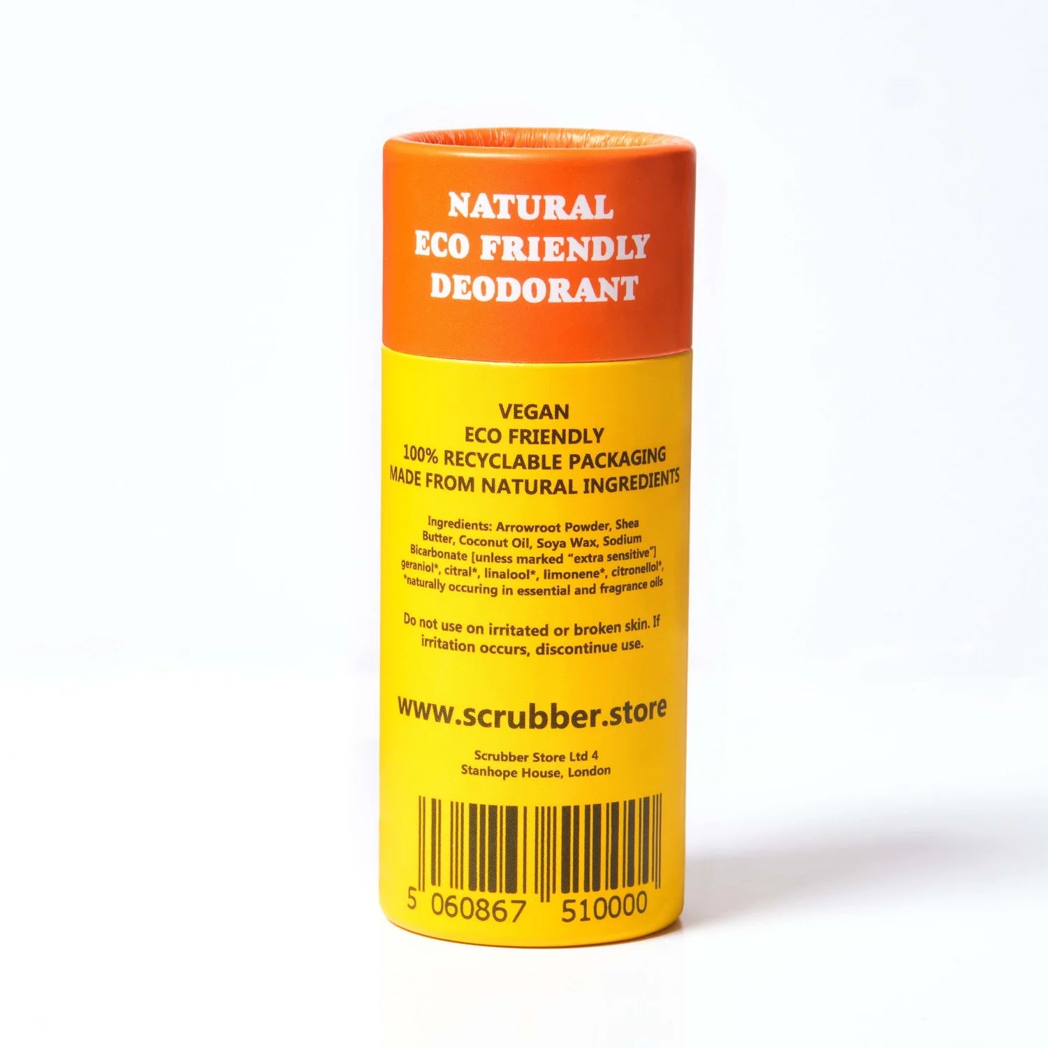 Grapefruit & Mandarin Extra Sensitive 85g - Scrubber - Deodorant - Eco Natural Products